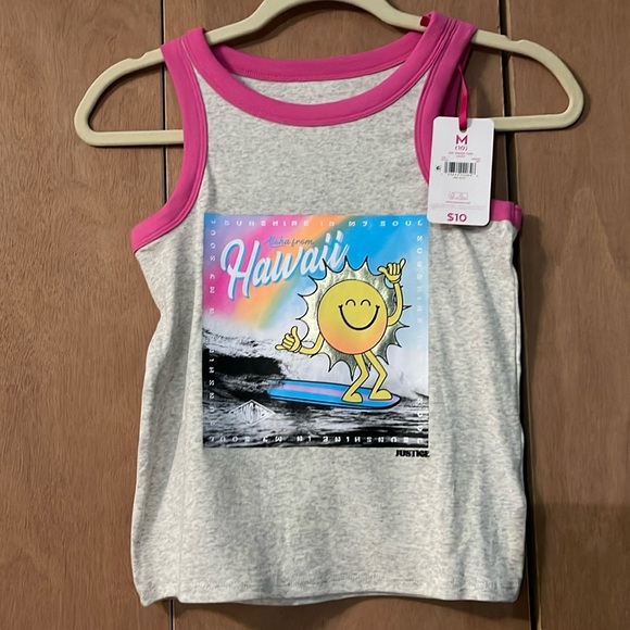 Girls Justice Tank Top - Picture 1 of 1